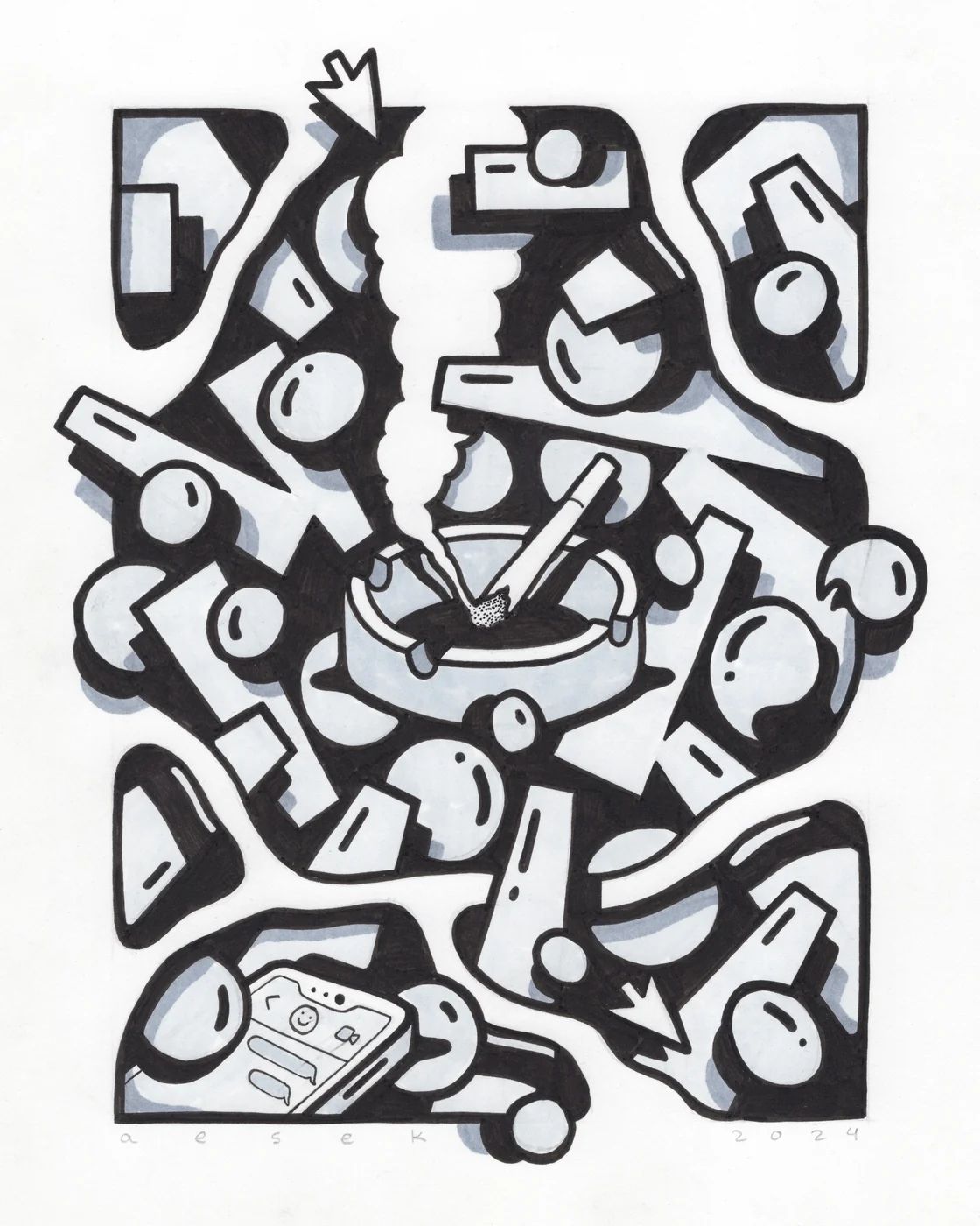 Untitled &mdash; ABV Gallery Drink and Doodle Vol 118